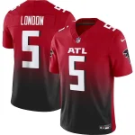 Drake London Atlanta Falcons Nike Vapor F.U.S.E. Limited Jersey - Red/Black