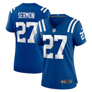 Trey Sermon Indianapolis Colts Nike Women's Team Game Jersey - Royal