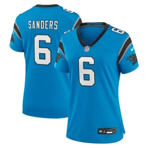 Miles Sanders Carolina Panthers Nike Women's Team Game Jersey - Blue/Black