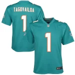 Tua Tagovailoa Miami Dolphins Nike Youth Game Jersey - Aqua