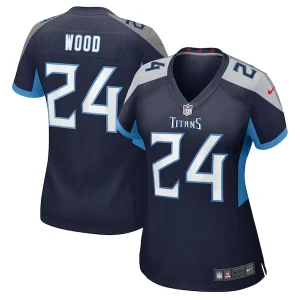 Julius Wood Tennessee Titans Nike Women's Game Jersey - Navy