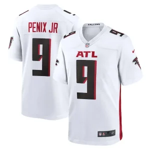 Michael Penix Jr. Atlanta Falcons Nike Game Jersey - White/Black/Red