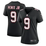 Michael Penix Jr. Atlanta Falcons Nike Women's Throwback Game Jersey - Black/Red