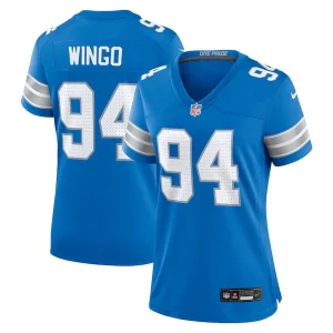 Mekhi Wingo Detroit Lions Nike Women's Team Game Jersey - Blue