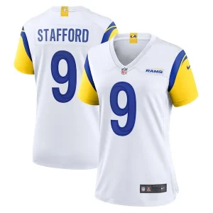 Matthew Stafford Los Angeles Rams Nike Women's Player Jersey - White/Royal
