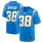 Emany Johnson Los Angeles Chargers Nike Team Game Jersey - Powder Blue