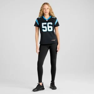 Trevin Wallace Carolina Panthers Nike Women's Game Jersey - Black