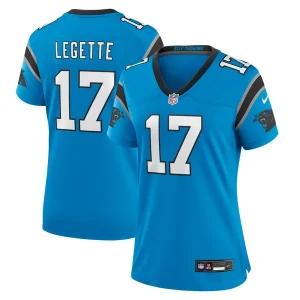 Xavier Legette Carolina Panthers Nike Women's Alternate Game Jersey - Blue/Black