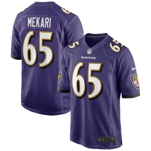 Patrick Mekari Baltimore Ravens Nike Game Player Jersey - Purple