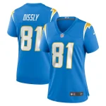 Will Dissly Los Angeles Chargers Nike Women's Game Jersey - Powder Blue