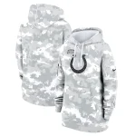 Indianapolis Colts Nike Women's 2024 Salute To Service Club Fleece Pullover Hoodie - Arctic Camo