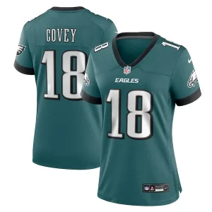 Britain Covey Philadelphia Eagles Nike Women's Team Game Jersey - Midnight Green