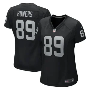 Brock Bowers Las Vegas Raiders Nike Women's Team Game Jersey - Black