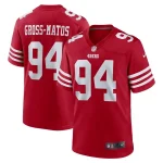 Yetur Gross-Matos San Francisco 49ers Nike Team Game Jersey - Scarlet
