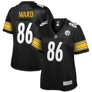 Hines Ward Pittsburgh Steelers NFL Pro Line Women's Retired Player Replica Jersey - Black