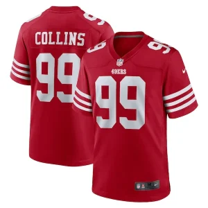 Maliek Collins San Francisco 49ers Nike Game Jersey - Scarlet