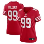 Maliek Collins San Francisco 49ers Nike Women's Game Jersey - Scarlet
