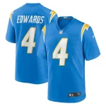 Gus Edwards Los Angeles Chargers Nike Game Jersey - Powder Blue