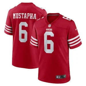 Malik Mustapha San Francisco 49ers Nike Game Jersey - Scarlet