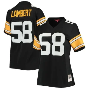 Jack Lambert Pittsburgh Steelers Women's Legacy Replica Player Jersey - Black