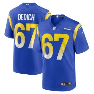 Justin Dedich Los Angeles Rams Nike Game Jersey - Royal