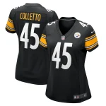 Jack Colletto Pittsburgh Steelers Nike Women's Game Jersey - Black
