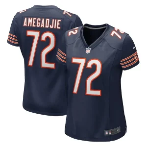 Kiran Amegadjie Chicago Bears Nike Women's Game Jersey - Navy