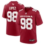 Roy Lopez Arizona Cardinals Nike Team Game Jersey - Cardinal
