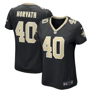 Zander Horvath New Orleans Saints Nike Women's Game Jersey - Black