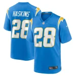 Hassan Haskins Los Angeles Chargers Nike Team Game Jersey - Powder Blue