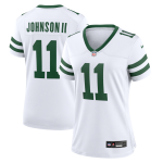 Jermaine Johnson II New York Jets Nike Women's Alternate Game Jersey - Spotlight White/Green