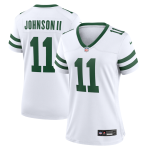 Jermaine Johnson II New York Jets Nike Women's Alternate Game Jersey - Spotlight White/Green