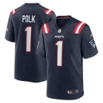 Ja'Lynn Polk New England Patriots Nike Team Game Jersey - Navy