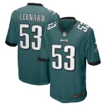 Shaquille Leonard Philadelphia Eagles Nike Game Jersey - Midnight Green