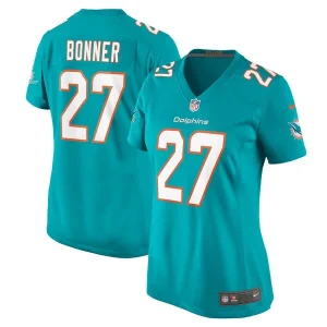Ethan Bonner Miami Dolphins Nike Women's Game Jersey - Aqua
