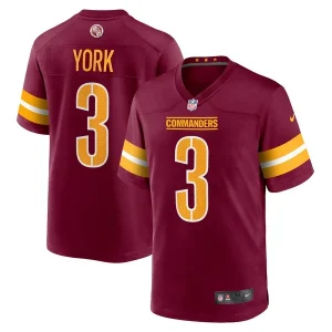 Cade York Washington Commanders Nike Game Jersey - Burgundy