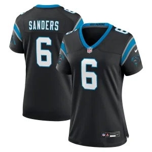 Miles Sanders Carolina Panthers Nike Women's Team Game Jersey - Black/Blue
