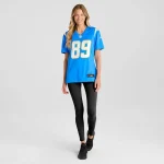 Jalen Reagor Los Angeles Chargers Nike Women's Team Game Jersey - Powder Blue