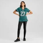 Quinyon Mitchell Philadelphia Eagles Nike Women's Team Game Jersey - Midnight Green