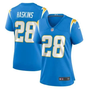 Hassan Haskins Los Angeles Chargers Nike Women's Game Jersey - Powder Blue