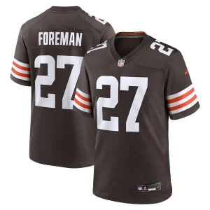 D'Onta Foreman Cleveland Browns Nike Team Game Jersey - Brown