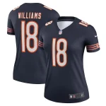Caleb Williams Chicago Bears Nike Women's Legend Player Performance Top - Navy/Orange