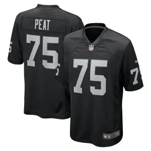 Andrus Peat Las Vegas Raiders Nike Team Game Jersey - Black