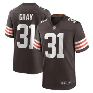 Vincent Gray Cleveland Browns Nike Team Game Jersey - Brown