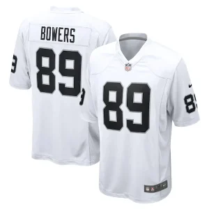 Brock Bowers Las Vegas Raiders Nike Game Jersey - White