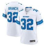 Brian Branch Detroit Lions Nike White Game Jersey - White/Blue