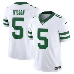 Garrett Wilson New York Jets Nike Vapor F.U.S.E. Limited Jersey - Legacy White/Black