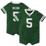 Garrett Wilson New York Jets Nike Newborn & Infant Game Romper Jersey - Legacy Green